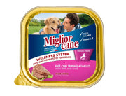 MIGLIOR CANE PATE' CON TRIPPA E AGNELLO 300 GRAMMI