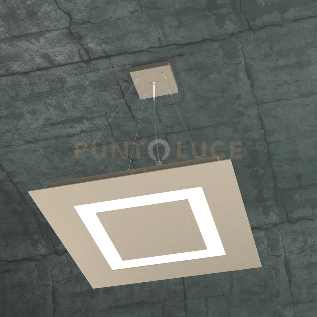 CARPET SOSPENSIONE 50X50 4 LUCI SABBIA 1137-S50-SA