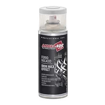 BOMBOLETTA SPRAY FERROMICACEO 400 ml - Grigio forgia - 6 pezzi- AMBROSOL
