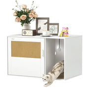 Mobile per gatti con porta ¨C Minimal ¨C 80x50x50 cm bianco