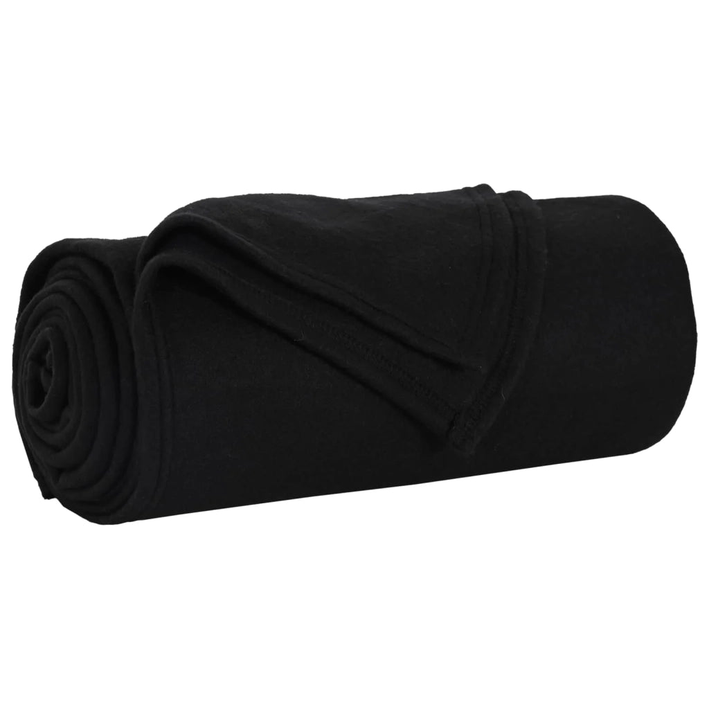 Coperta Nero 200 x 150 cm Panno