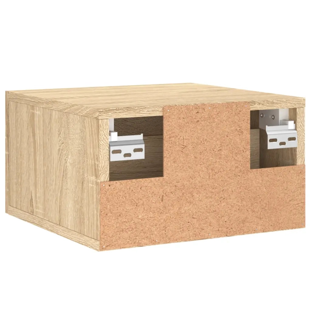 Comodini a Muro 2 pz Rovere Sonoma 35x35x20 cm 829875