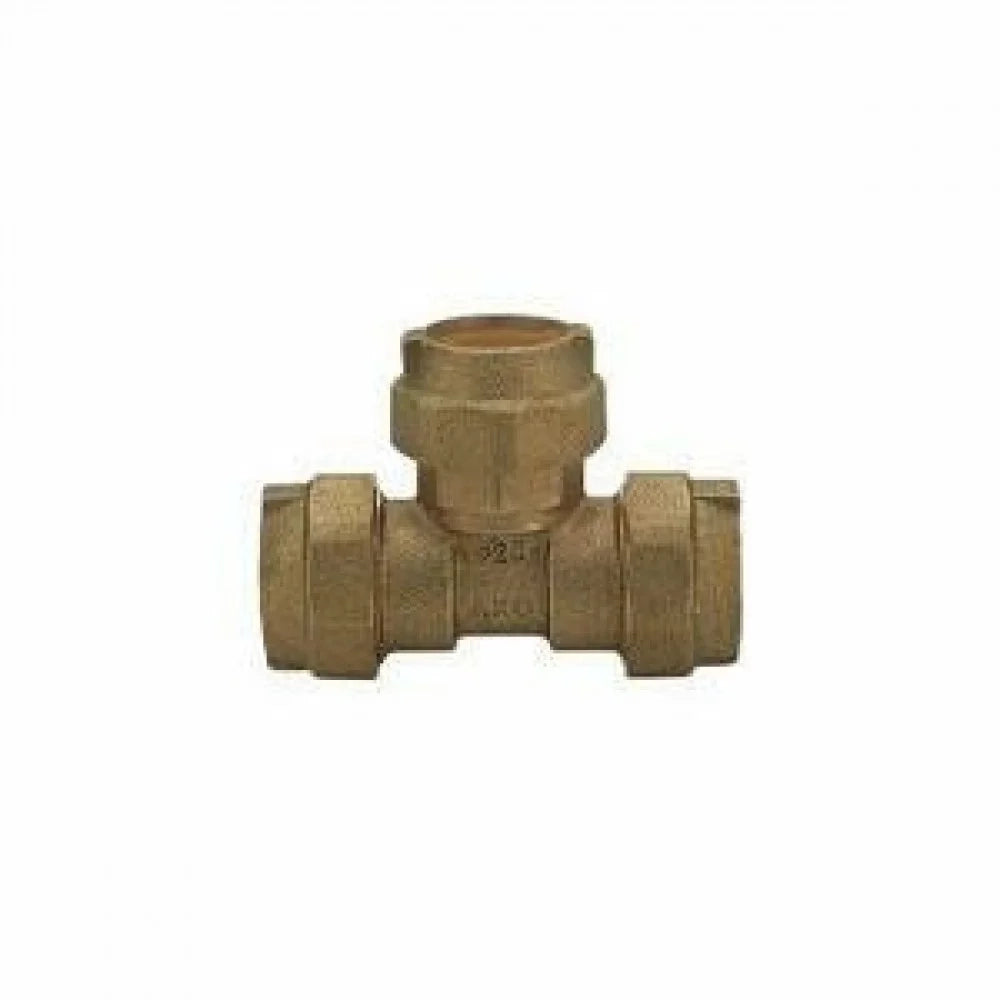 Tee intermedio ottone per poliet ilene d.40 b08wyr8dbn