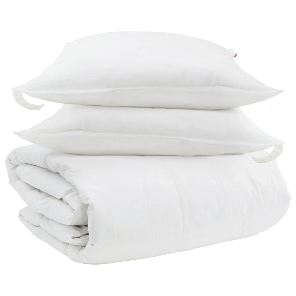Set di Piumoni con cuscino 3 pcs Bianco Piuma d'anatra 3377141