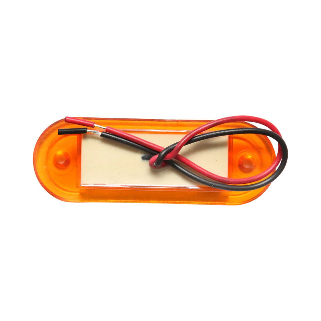 Lampada  con LED gialla, 12V/24V, Breckner Germany.