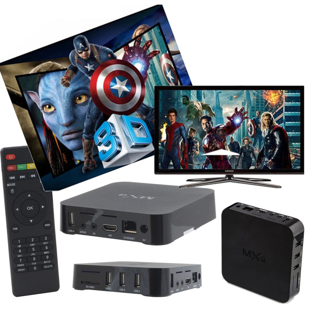 Trade Shop - Mxq Android Tv Box Wifi Iptv Smart Tv Plasma Led Usb Sd Card Internet Smart Tv -