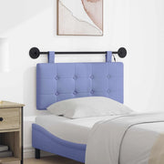 Testiera sospesa Con luce LED Blu jeans Tessuto 3424377