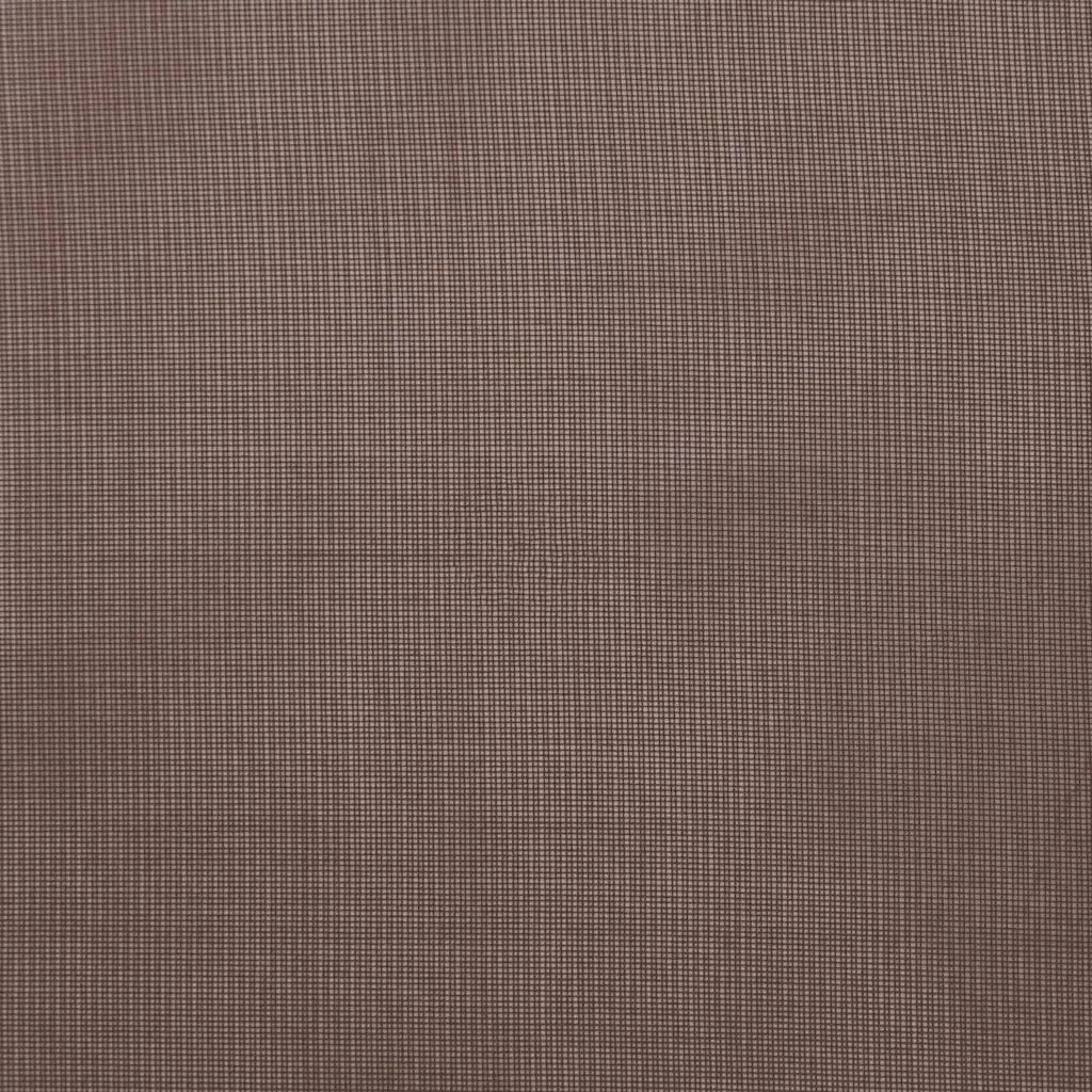 Tende in Voile con Tasche per Aste 2 pz Marrone