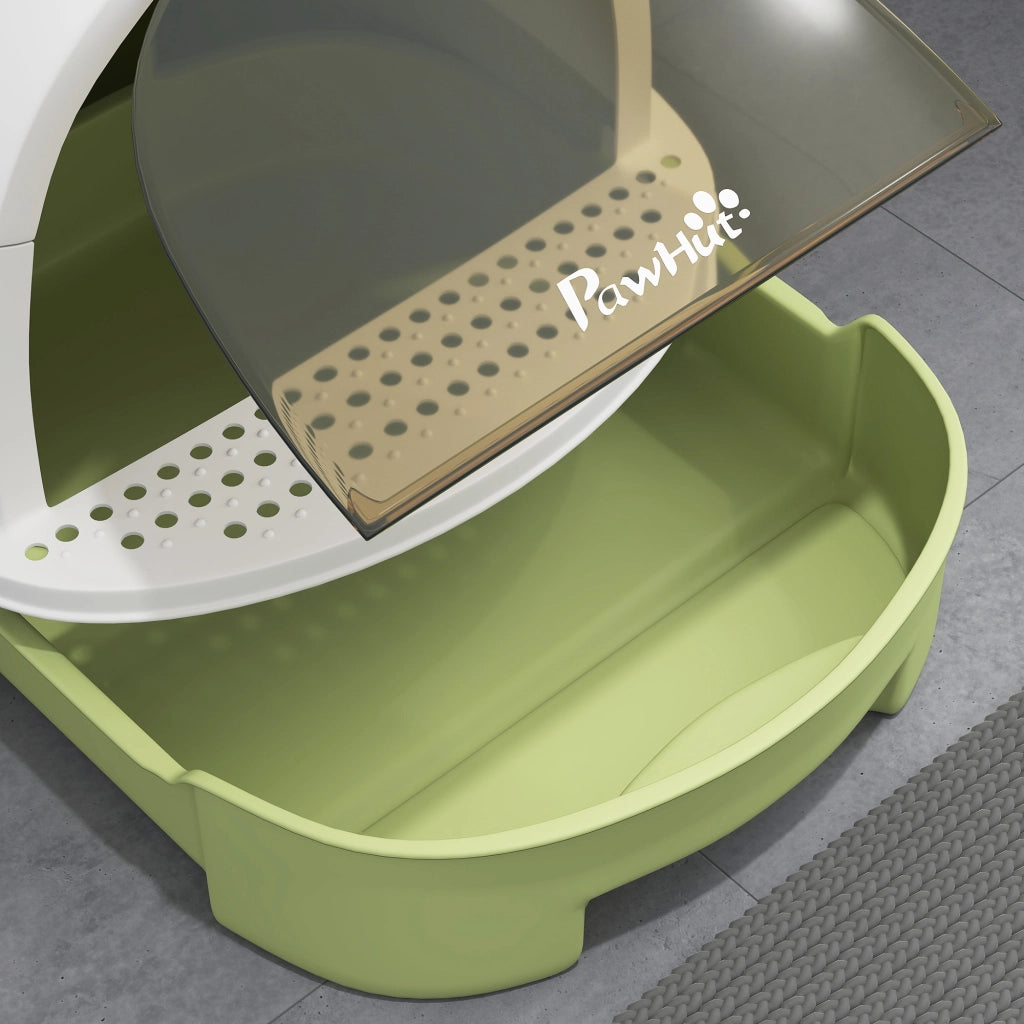 Casetta per gatti chiusa ¨C Minimal ¨C 40,5x52x39 cm verde