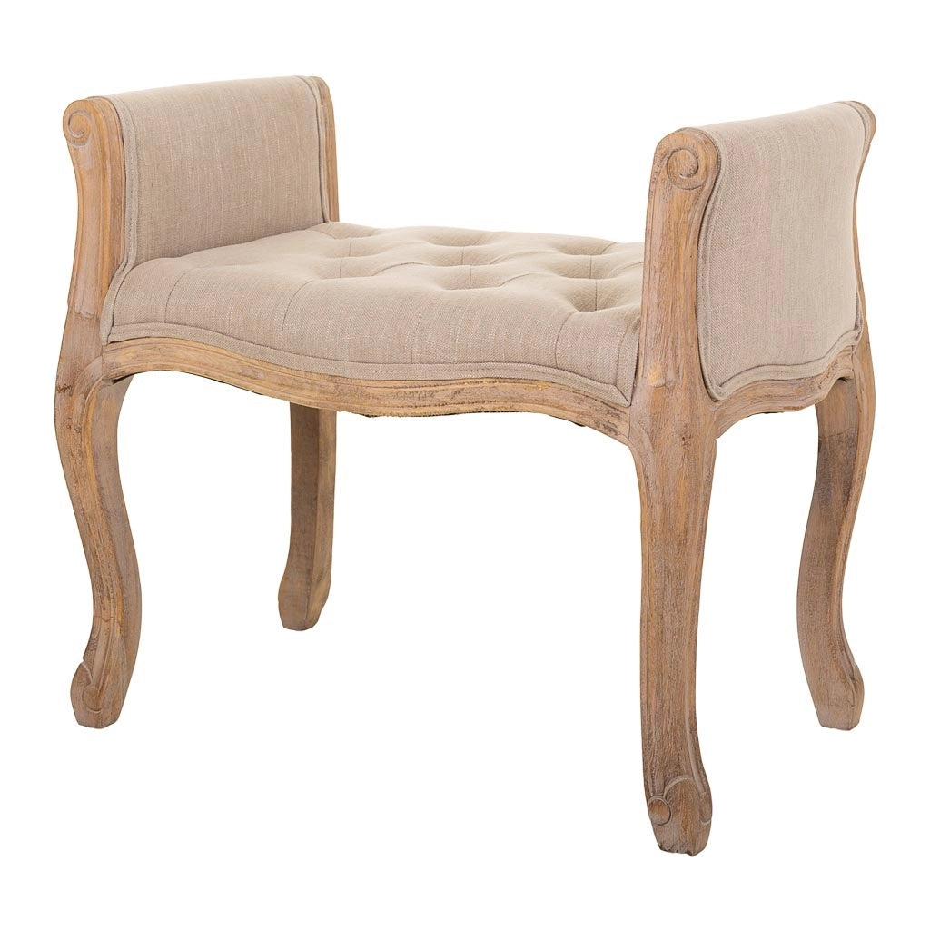 Sgabello in legno 71x 48x45/60 cm beige
