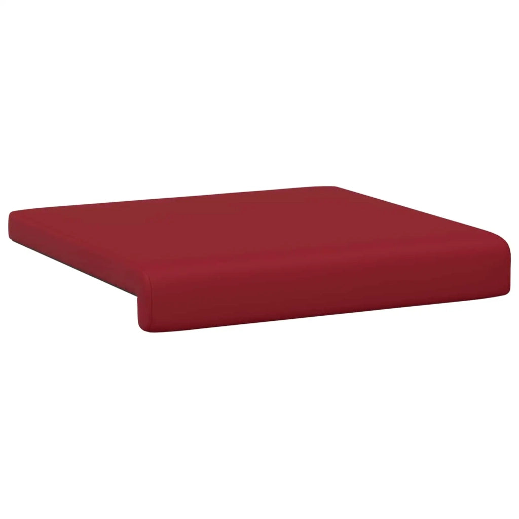 Cuscino per panchina 4 pcs Similpelle Rosso Vino 42043114