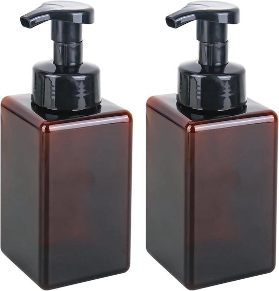 Set di saponette - riutilizzabile - 2 pezzi - nero - plastica