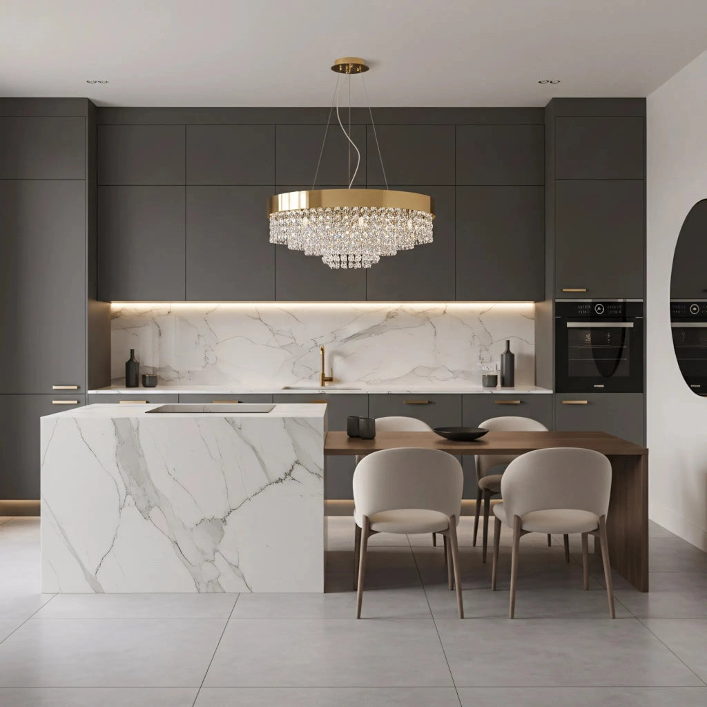 Lampada Da Soffitto APP1787-16CP 60 Cm Gold