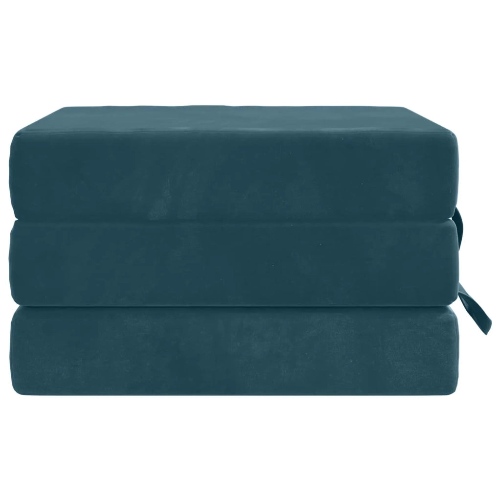 Divano Letto Pieghevole 75 x 67 x 45 cm Blu 900166