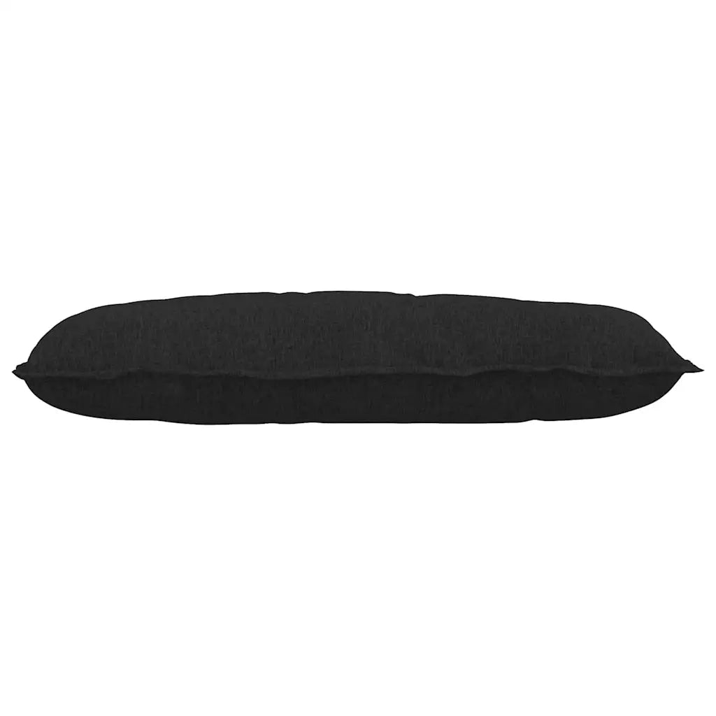 Cuscino per Schiena | Cuscino dorsale Nero 100 x 19 x 50 cm Tessuto