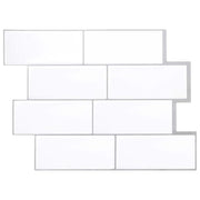 Piastrella subway 20 pcs Bianco e Grigio 29 x 21 cm 42046133