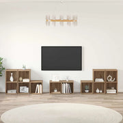 Set di mobili TV 8 pz Rovere artigianale Legno ingegnerizzato 3393275