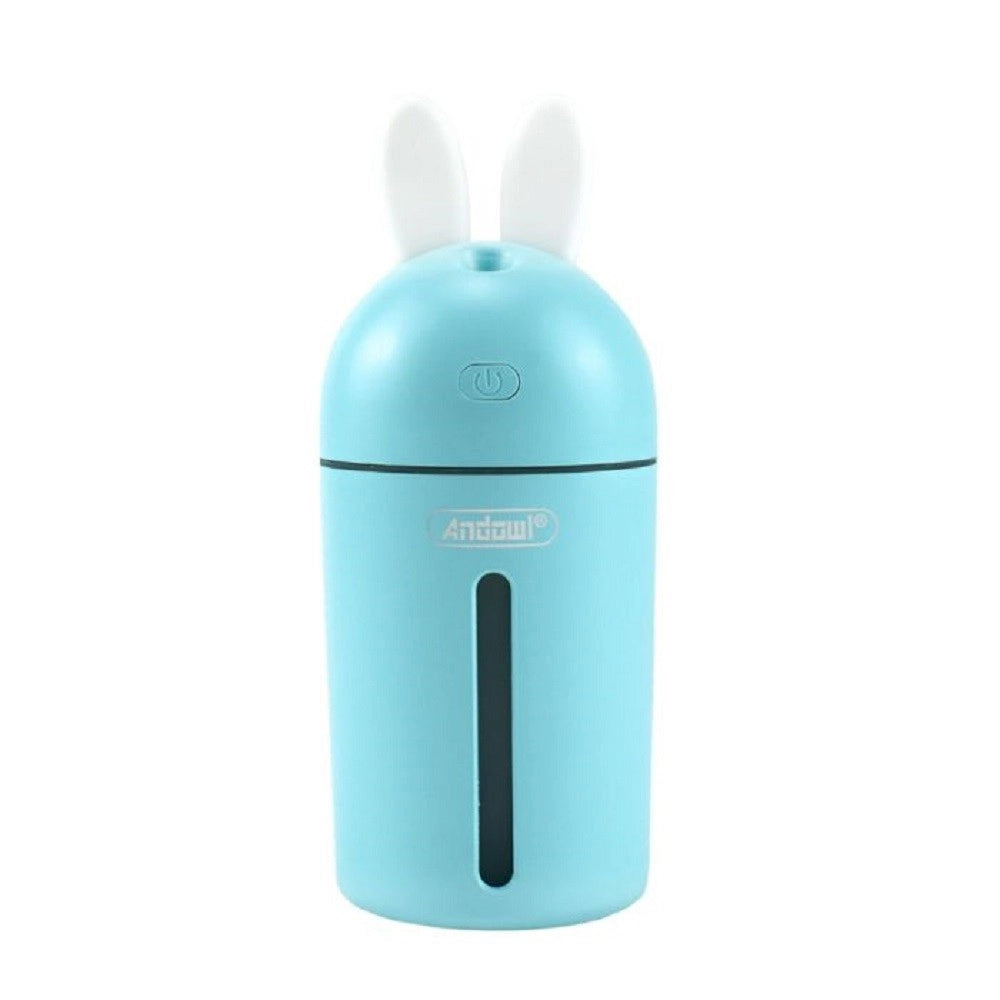 Trade Shop - Diffusore Aromi Umidificatore 35ml/h Usb Luce Notturna Auto Casa Bunny Ny-3010 -