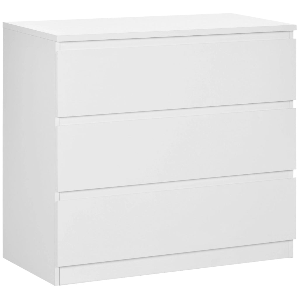 Cassettiera 3 cassetti ¨C Xylo ¨C Bianco 80x39x73 cm camera letto soggiorno moderno