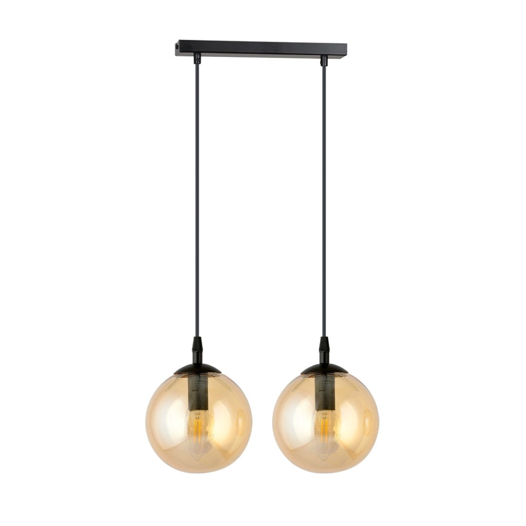 Lampada a sospensione Emibig Cosmo 2 E14 nero miele