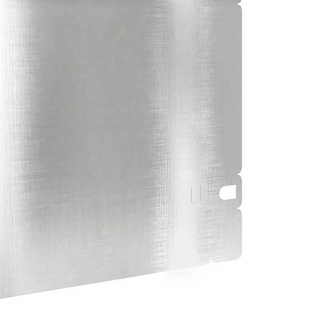 Bordure per prato 10 pz Argento 103 x 0,05 x 22 cm CFW3811218