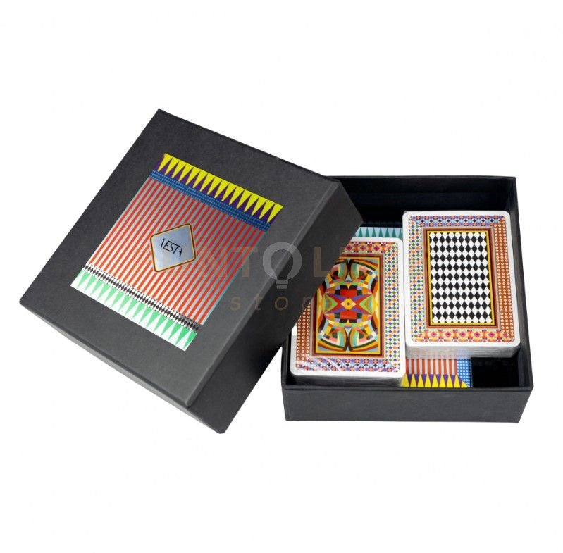 Carte - Gioco da tavolo  2 mazzi di carte Francesi, matina più bloc notes