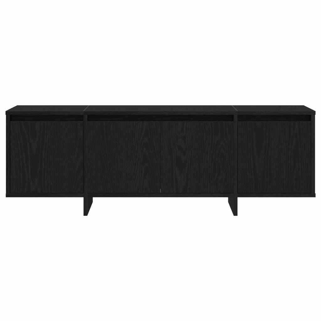 Mobile TV Rovere Nero 120 x 30 x 40,5 cm Legno multistrato 862709