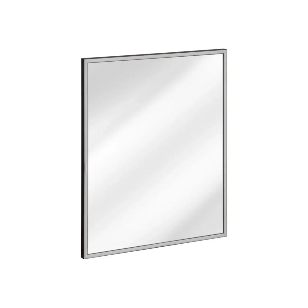 Specchio bagno LED rettangolare grafite 83x68 cm design