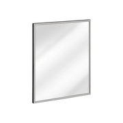 Specchio bagno LED rettangolare grafite 83x68 cm design