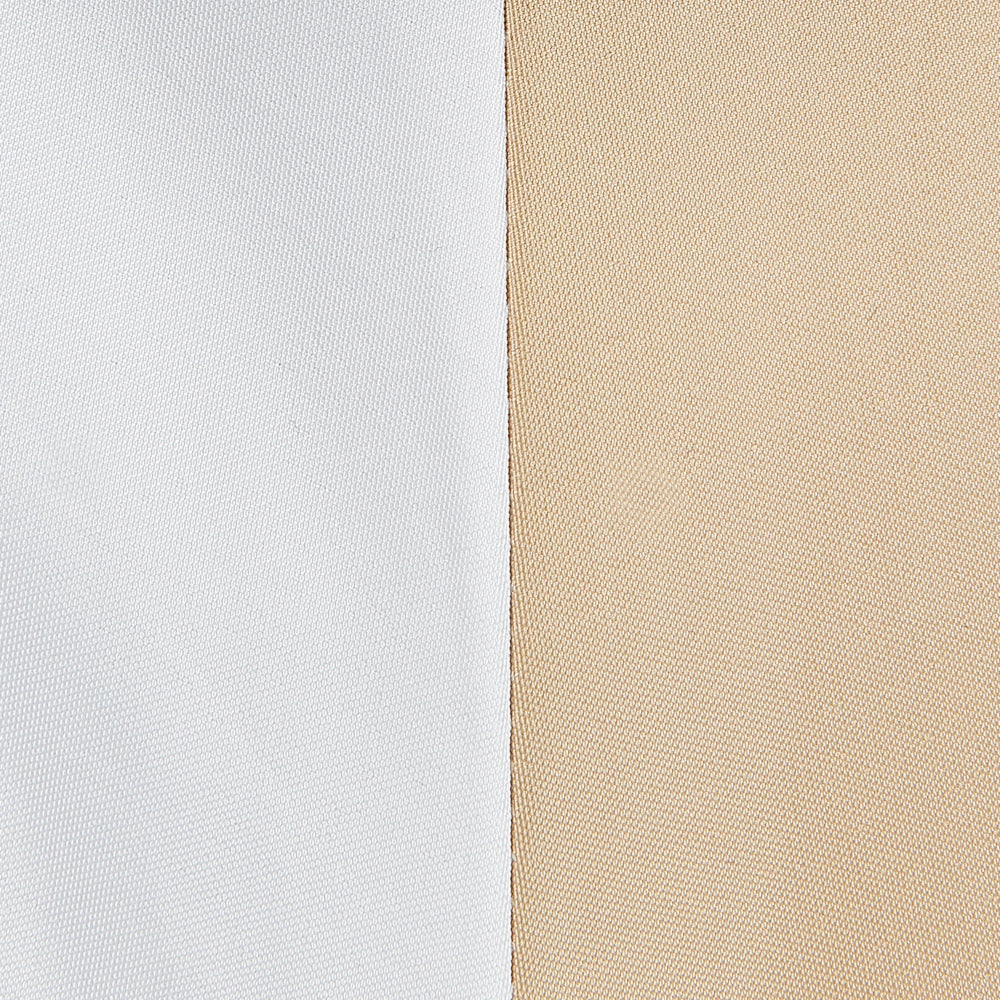 Ombrellone da giardino in tessuto poliestere blu con palo in alluminio beige e bianco ⌀ 245 cm Elegante e moderno