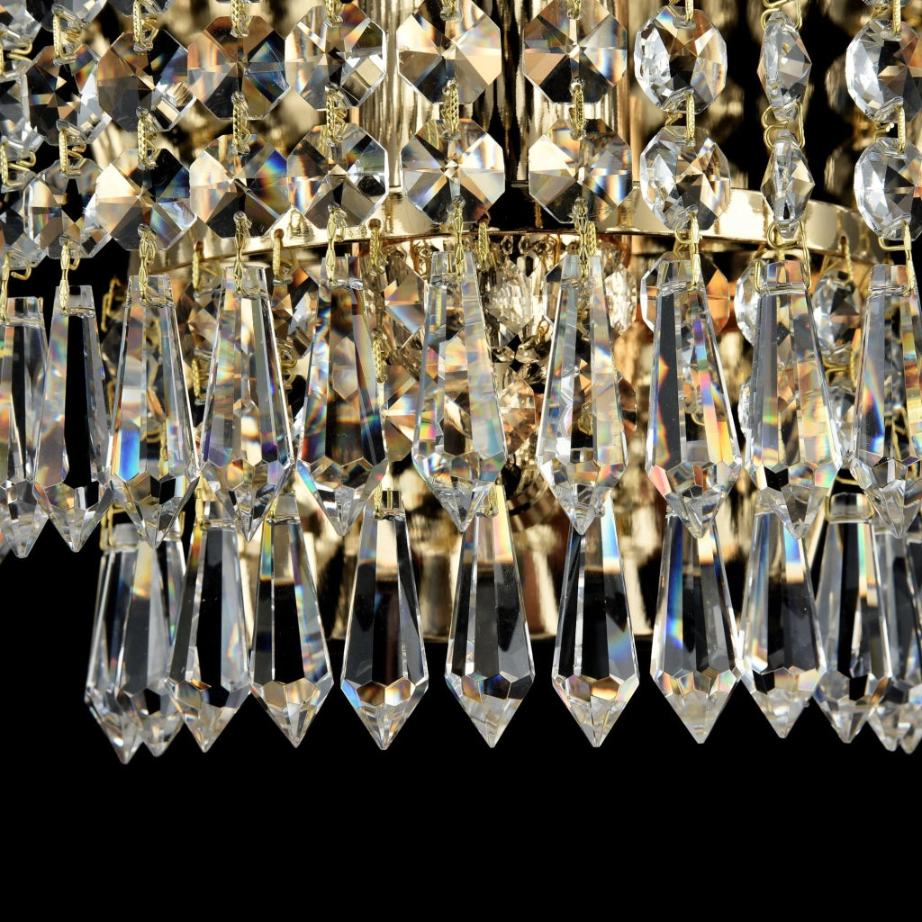 Applique Palace Maytoni ottone cristallo E27 DIA890-WL-01-G