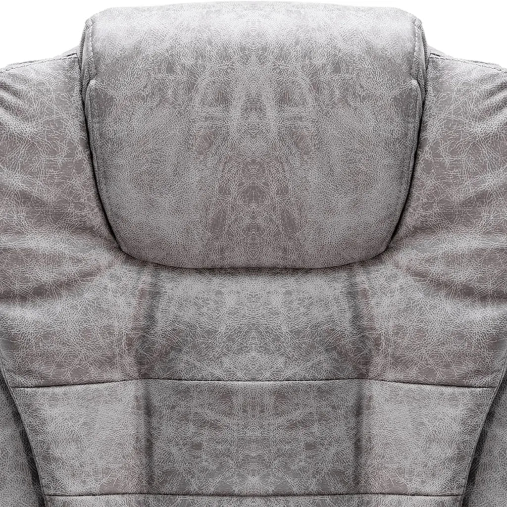 Sedia da Ufficio Grigio Chiaro in Scamosciato 20575