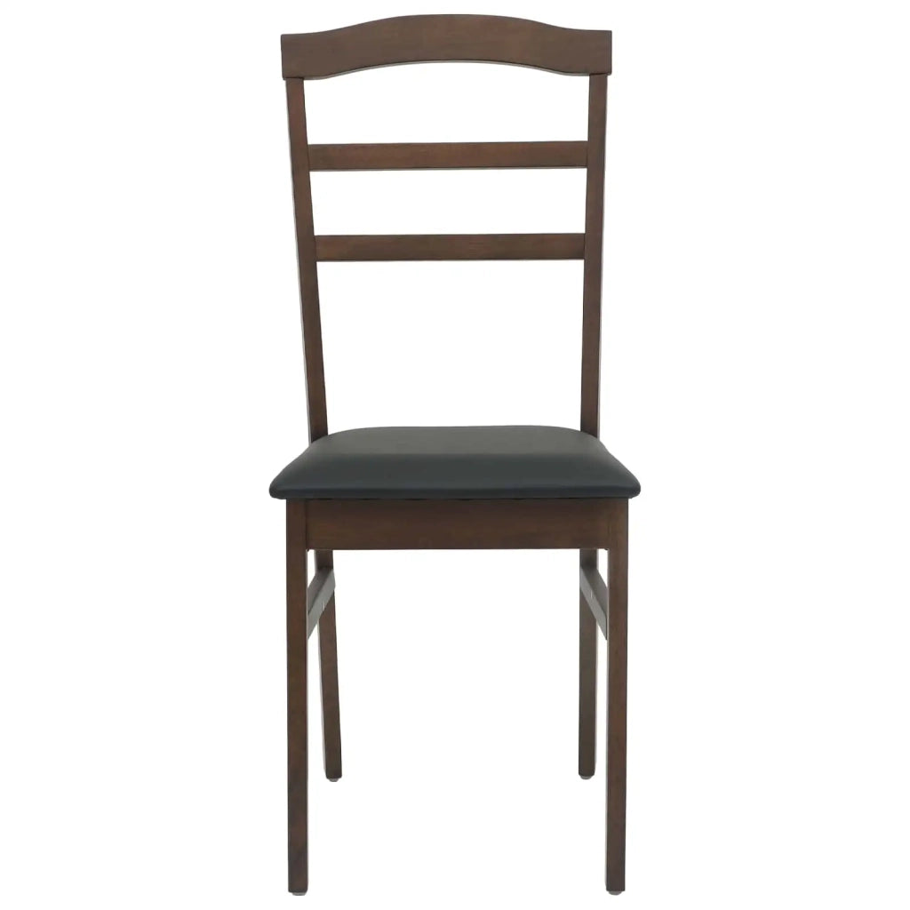 Sedia da pranzo 2 pcs Marrone chiaro e nero 42020493
