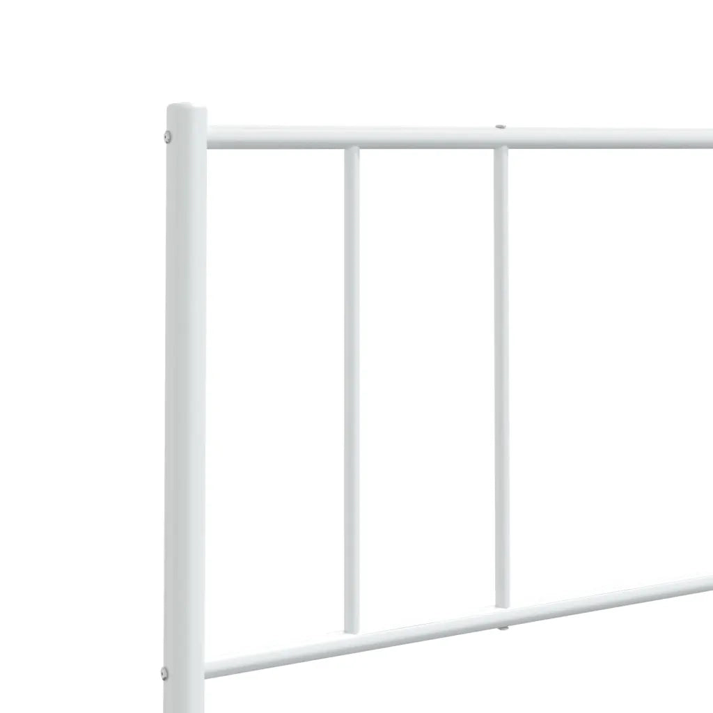 Testiera in Metallo-Testiera in Ferro-Testata Bianco 160 cm 130005