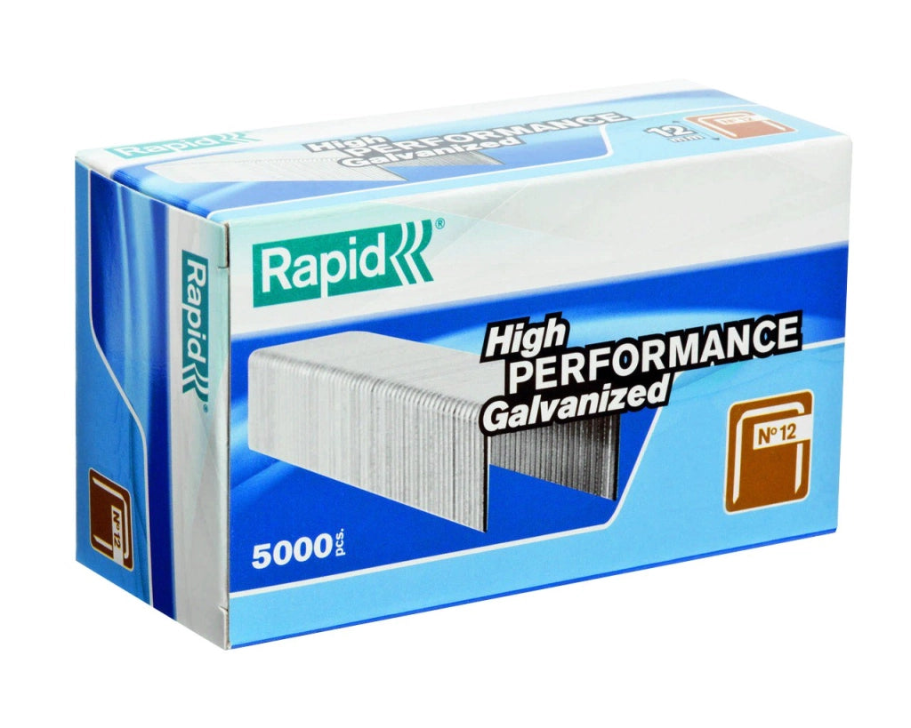 GRAFFE PER CUCITRICE PNEUMATICA 'PS 141' H. 12 mm - conf. 5000 pezzi - RAPID