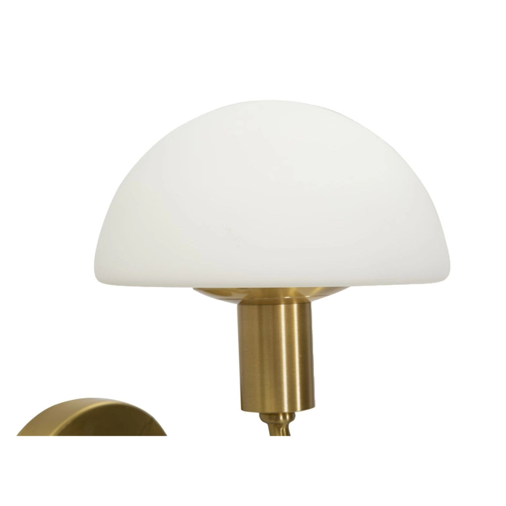 Lampada a Parete VKH69, Oro, Metallo, 23x15x22 cm