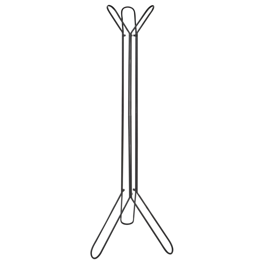 Appendiabiti a stelo in ferro nero Hall Rack Giacche Rack