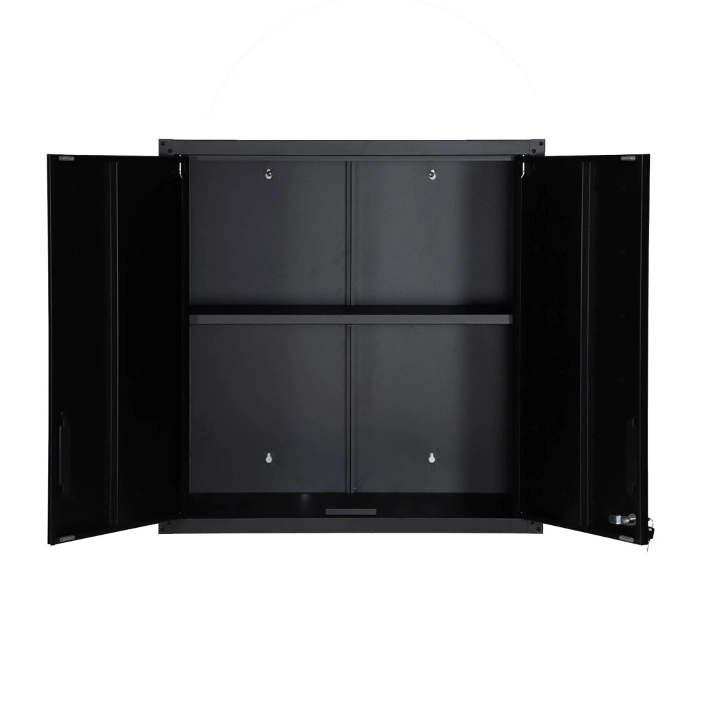 Mobile alto contenitore per garage, nero