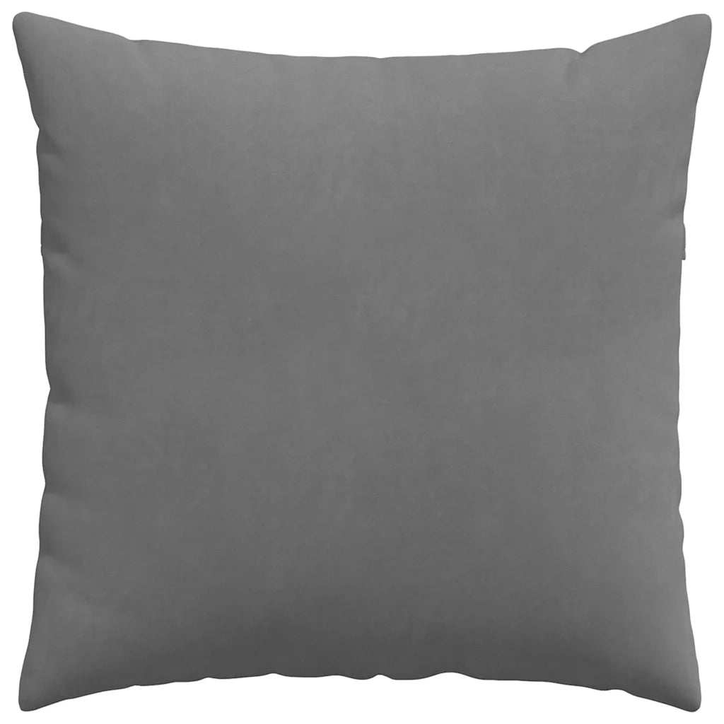 Cuscini da Divano 2 pcs Grigio scuro 80 x 80 cm Tessuto 42014071