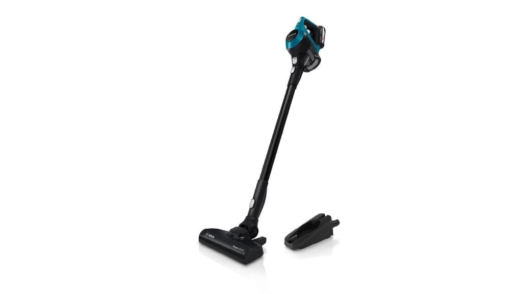 Bosch BBS611LAG Serie 6 Aspirapolvere a Bastone 2 in 1 Senza Sacchetto 0.3 L Batteria 18V 2.5 Ah autonomia 30 min colore Blu