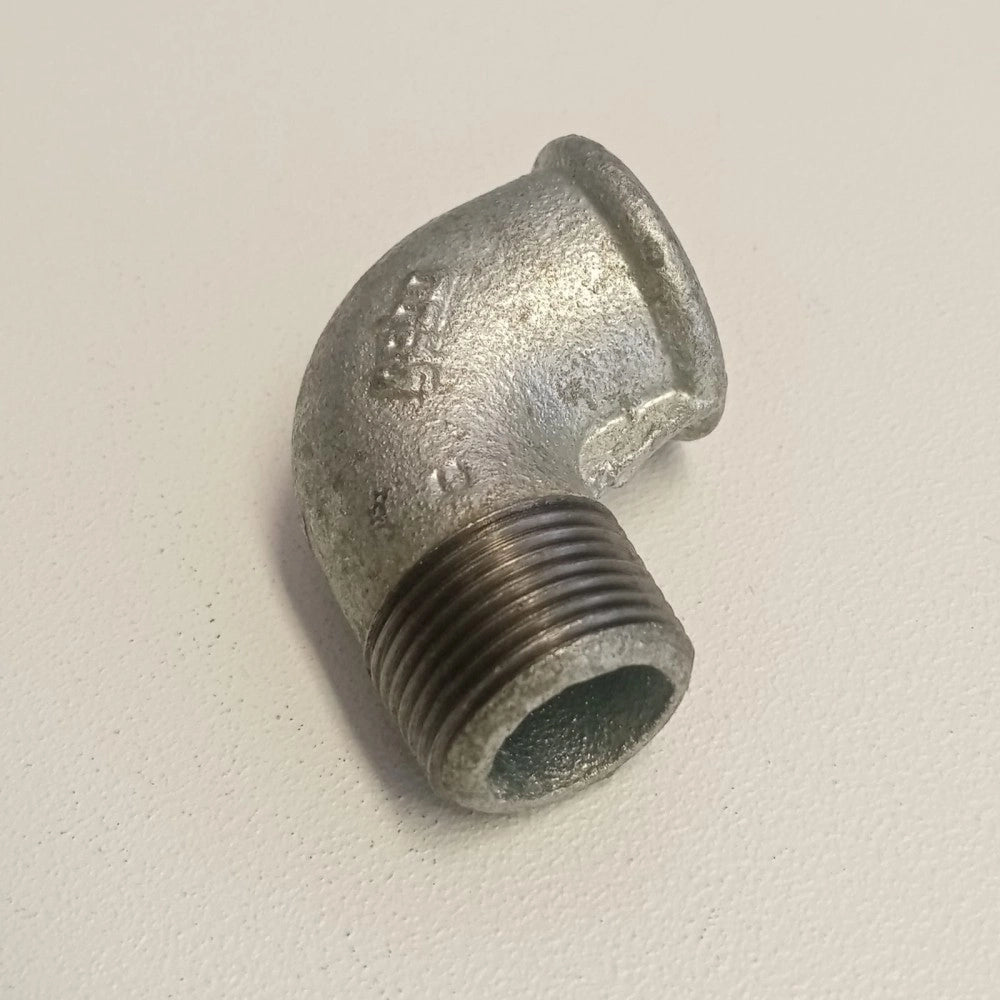 Raccordo mf 1'' gomito zincato curva di ghisa malleabile