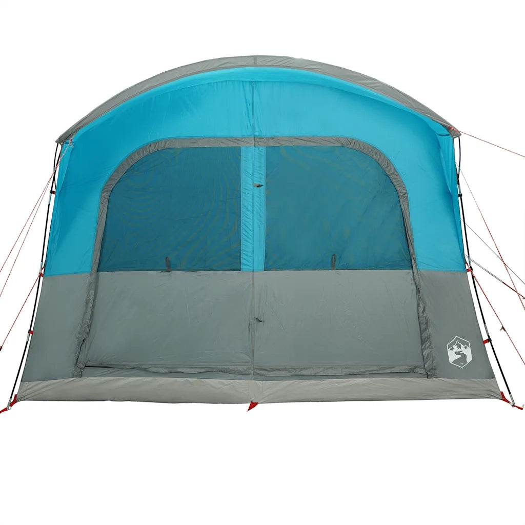 Tenda da campeggio | Tenda da campo da Auto per 4 Persone Blu Impermeabile