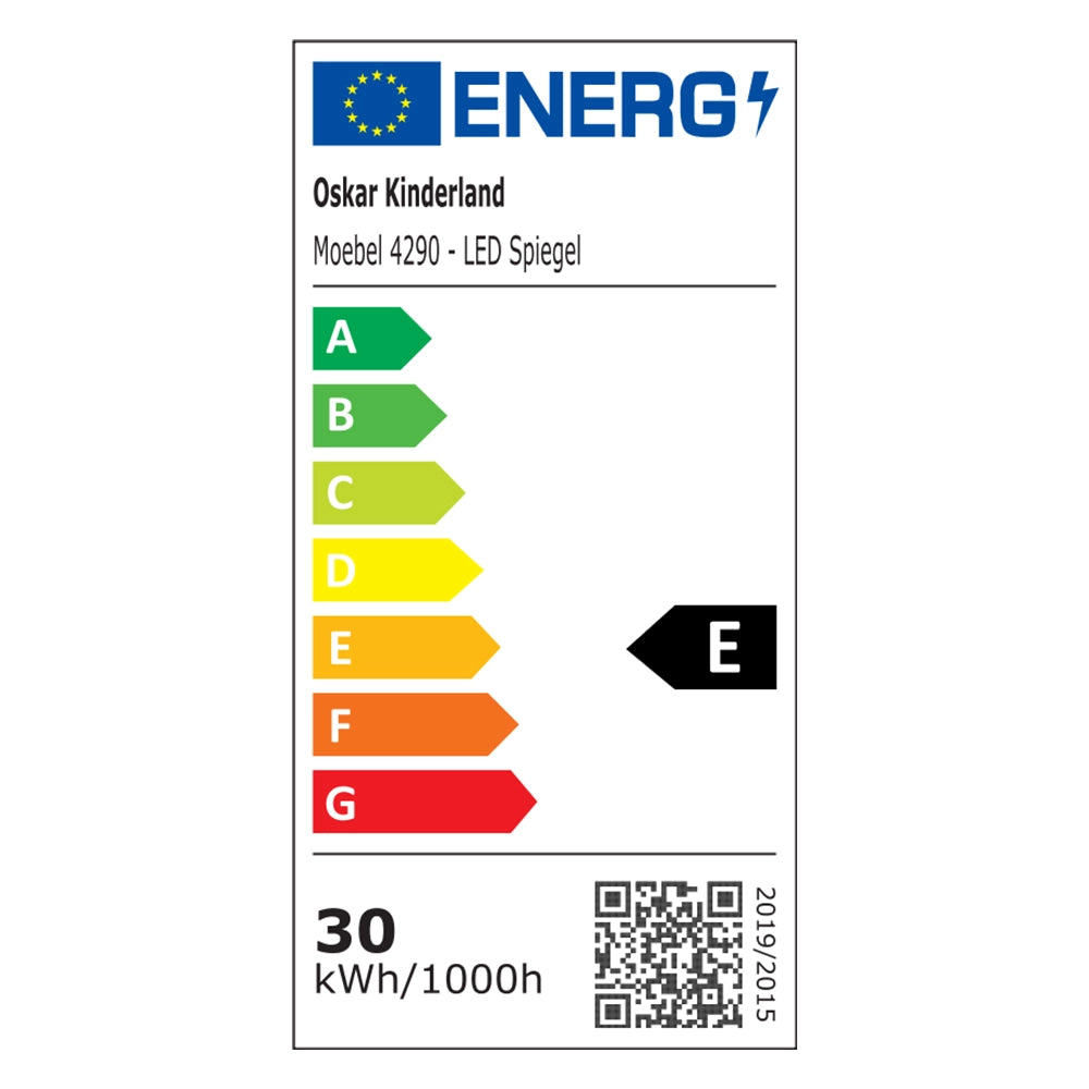 Vicco Tavolo da toilette Grigio lucido 120 cm con specchio a LED