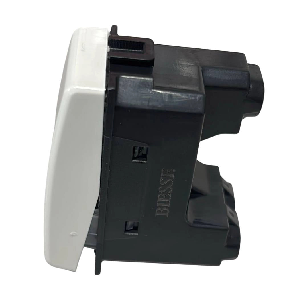 Biesse interruttore unipolare illuminabile 16ax compatibile bticino matix