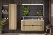 Set mobili bagno 120 cm con lavabo per mobile Pure Ovalia Cremona 120 cm