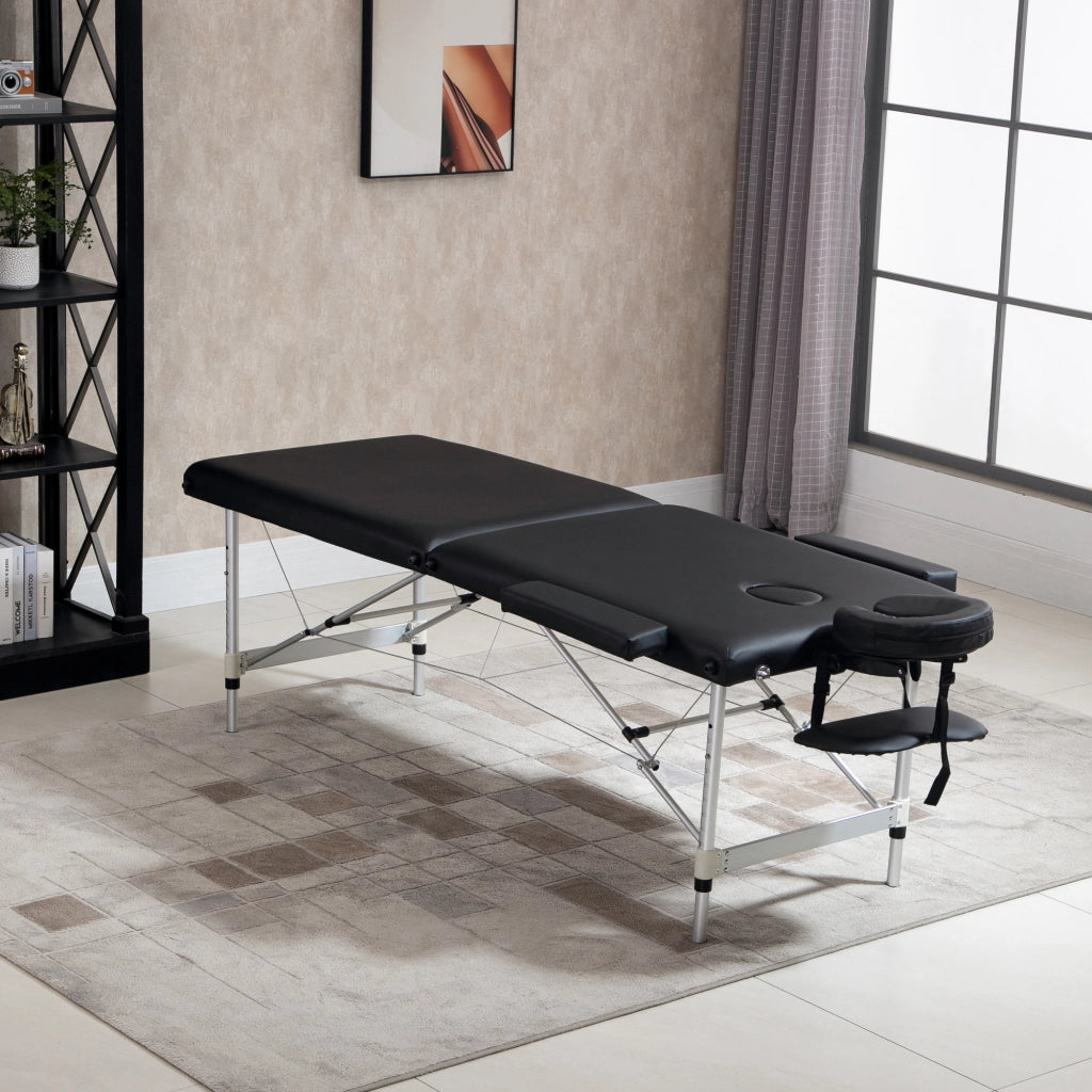 Lettino Massaggio Pieghevole ¨C Minimal ¨C Nero