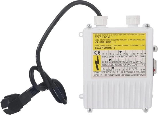 Cassa di regolazione del pompaggio Multiplo utilizzo Sicurezza termica con protezione integrata Interruttore di corrente Pompaggio domestico esterno (750W)