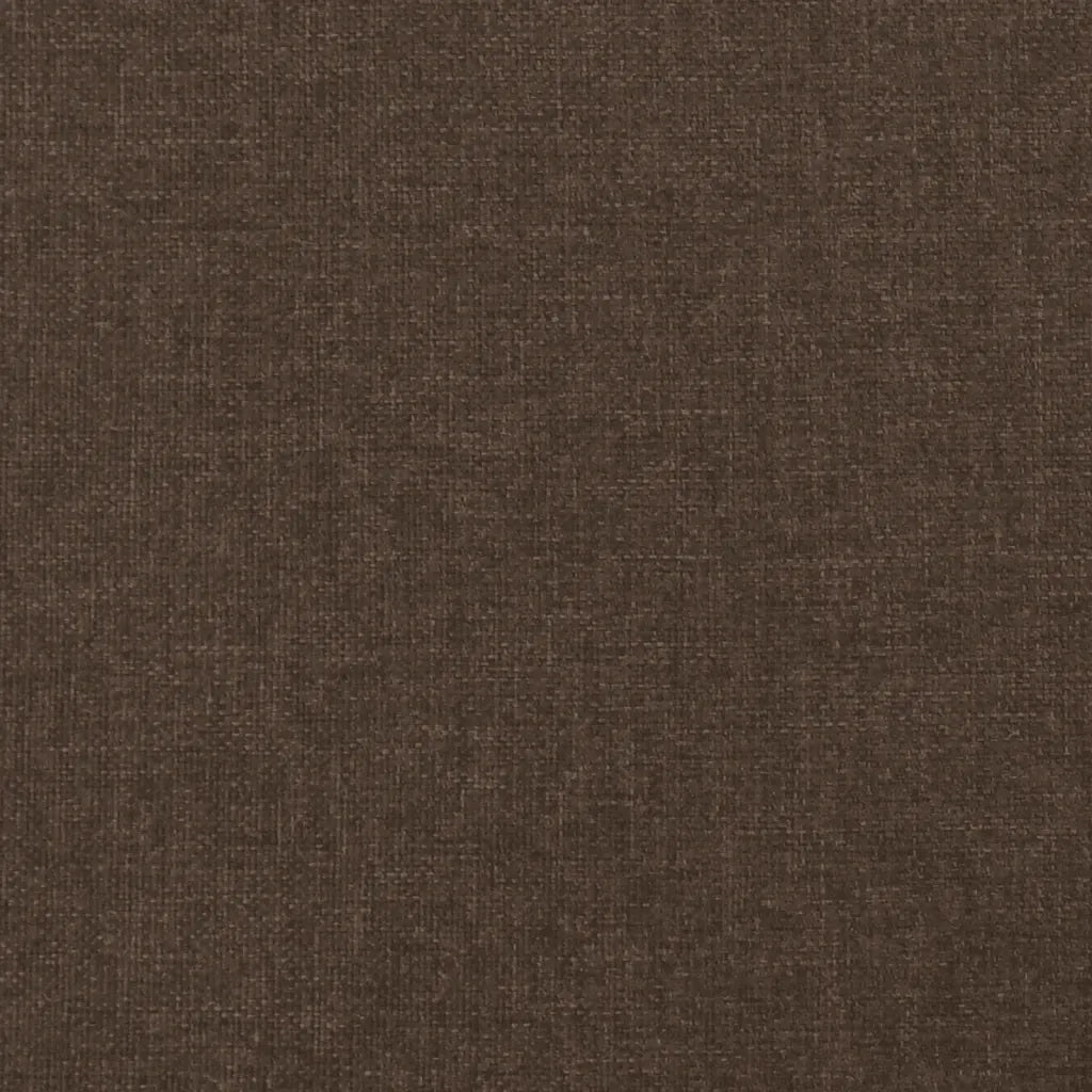 Giroletto senza Materasso Marrone Scuro 180x200 cm Tessuto 346837