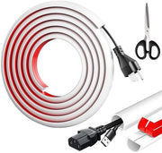Cavo a secco autoadesivo - semicircolare - mini - 3 m - adatto per ufficio domestico