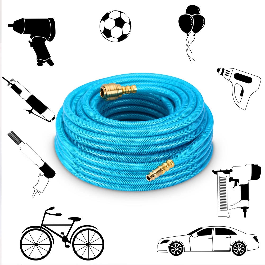 Tubo ad Aria Compressa Compressore Tubo a Pressione Attacco Semplice Veloce 15m